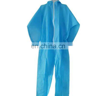 Disposable navy blue non woven pp disposable coverall suit