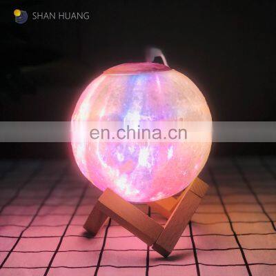 Innovative Cool Mist Diffuser Universe 3D Moon Lamp Smart Home Appliances Air Artifical Planet Mini Humidifier