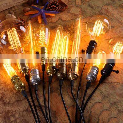 HOT SELL Vintage Style Cold White Warm White Edison Style Bulb E27 Incandescent Bulb 220v Holiday Light 40w 60W Filament Lamp photo-5