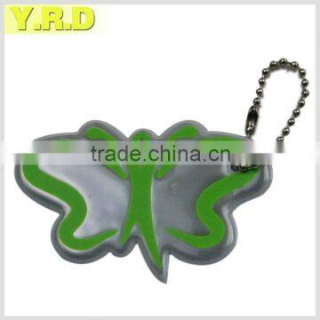 HOT selling reflective safety keychain hanger EN13356