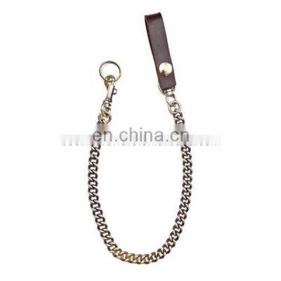 Fashion High Quality Metal Swivel Bolt Snap Hook Leather Wallet Chain