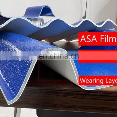 KLHS High Performance Corrugated ASA PVC Plastic Glazed Color Roof Tile Making Production Machine Line PVC photo-2