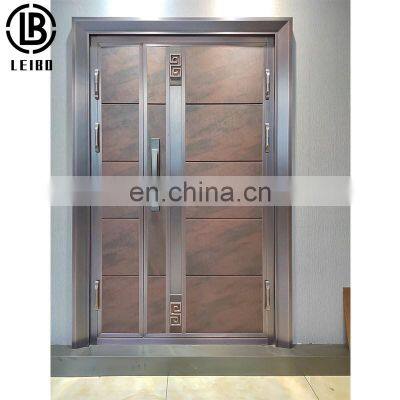 guangdong design handle hinges lock 304 fire stainless stainless steel door