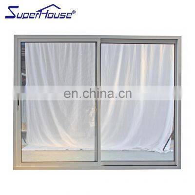 Florida Miami-dade Noa Approved Hurricane Proof Impact Resistance Aluminum Frame Glass Sliding Windows