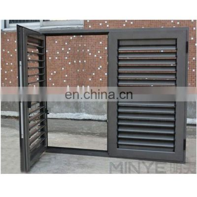 American style swing open aluminum shutter windowaluminium louvre shutters