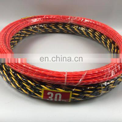 Fiberglass Cable Puller Feet Fish Tape Wire Puller 30m Electrical Nylon Fish Tape Reel Wire for Pull Wire photo-2