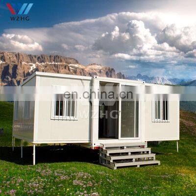 China low price 20 40 ft luxury model house prefab modular homes expandable container house