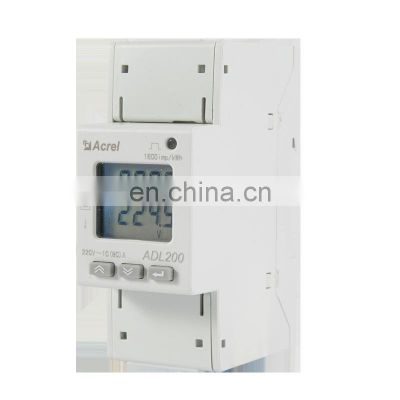 single phase two wire kWh AC multifunction smart electric energy meter with modbus connection