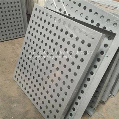 Metal decoration hole plate galvanized square hole plate