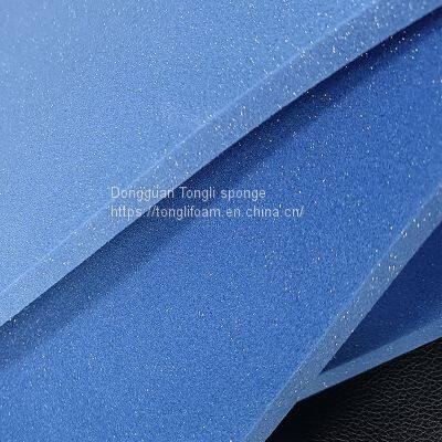 wholesale cheap flexible blue polyurethane foam sheet for shoes insoles