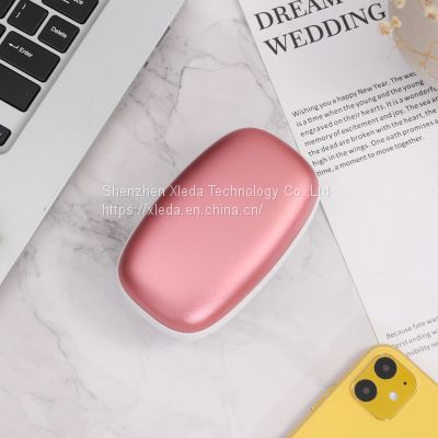 Lighting Hand warmer 10000Mah Portable Pocket Hand Heater USB Mobile External Backup Battery Charger adjustment 40-60 degrees