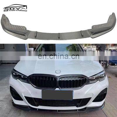 G20 G28 M Sport FD Style Carbon Fiber Front Lip Front Bumper Lip Front Separator For BMW 3 Series G20 G28