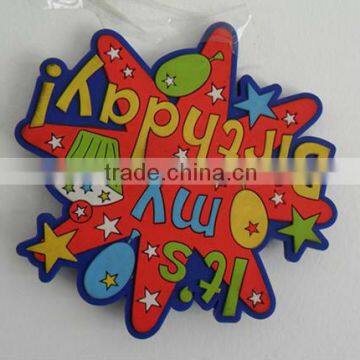 PVC fridge magnet, colorful 3d souvenir fridge magnet sticker for travel