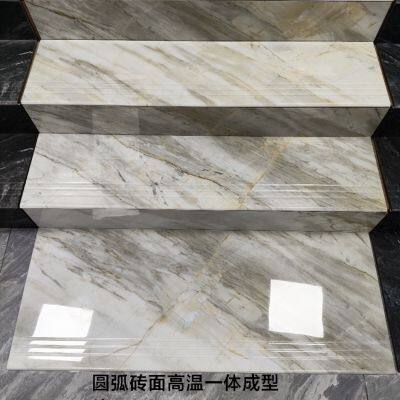1200X470X9.8mm Full Body No Slip Glazed Polished Ceramic Porcelain Step Stair Tile