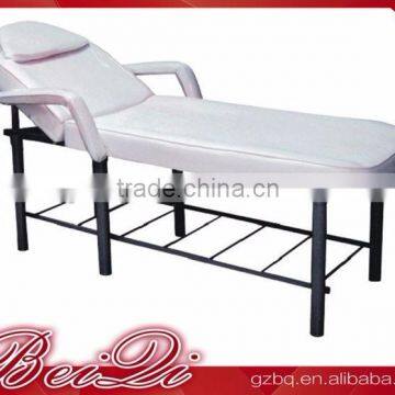 Beiqi Factory Customize Cheap Beauty Salon Bed Massage Table with Stainless Steel Base Used Beauty Salon Furniture