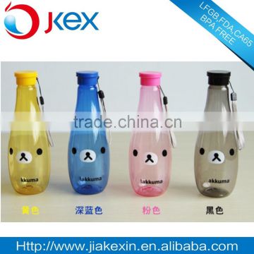 Slim long neck water bottle soda bottle