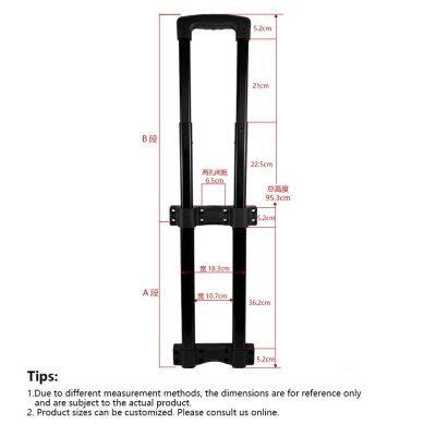 Factory Customized Luggage and Toolbox Handles, Aluminum Alloy, Color Customization photo-2