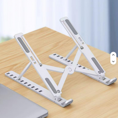 Small Gift Desk Foldable Plastic Mobile Phone Holder Stand Portable Hard Plastic Manufacture Cellphone Holder for Desk Desktop Laptop Stand photo-2