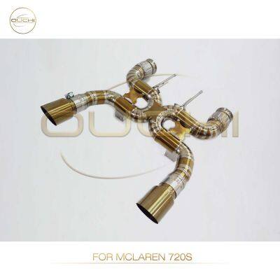 Exhaust Titanium Catback for Mclaren 675LT/720S Electronic Valve High-performance Automotive Exhaust Parts photo-4