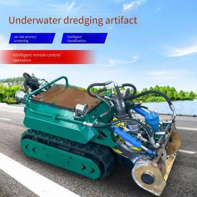 Underwater Crawler Intelligent Dredging Robot, Wireless Remote Control Pipeline Dredging and Cleaning Equipment