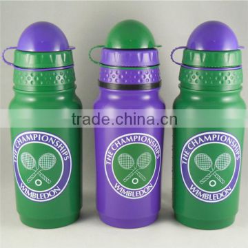 Eco- friendly custom logo design PE water bottle / whosale BPA free PE water bottle