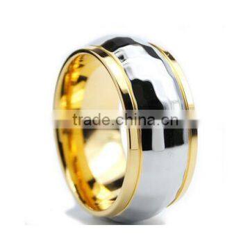 Goldplated Stainless Steel Sparkle Ring, 2016 New Design Stainless Steel Ring Wholesale