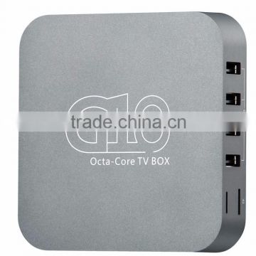 newest G10 tv box 2G/16G RK3368 8-core Android 5.1 Set Top Box G10 STB KODI