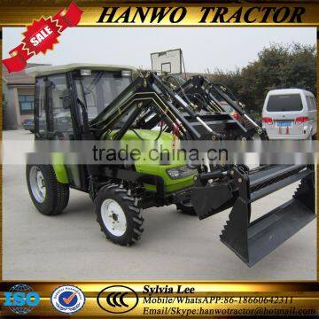 High quality 60hp 4wd farm tractor with front loader