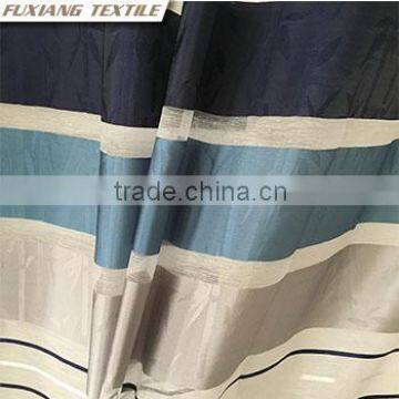 Polyester Yarn-dyed Jacquard Stripe 8 Eyelets Door Blue Panels photo-2