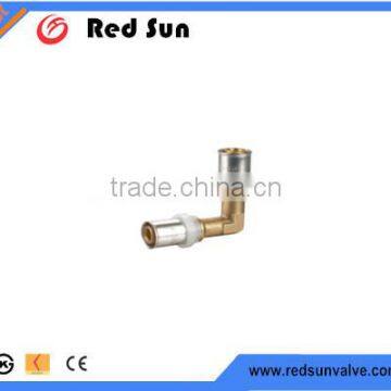 HR7200 factory manufacture forged brass water elbow compression plumbing fittings