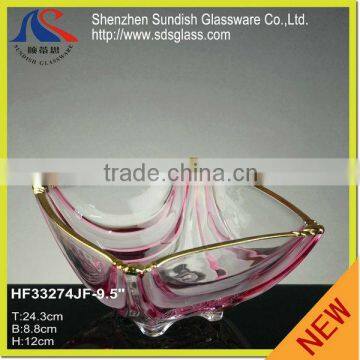 9.5" Glass Fruit Plate