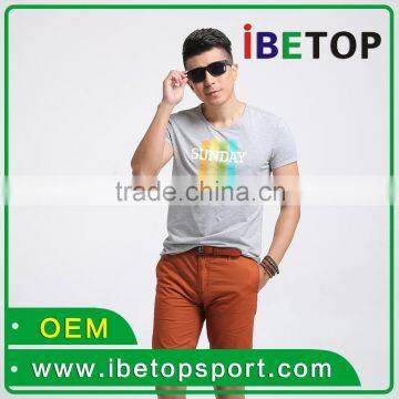 new fashion basic tshirt custom led t-shirt tshirt sublimation