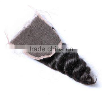 Mongolian Virgin Loose Curly 3 Bundles Hair Weaving With Silk Base or Lace Closure Frontal Supplier's Choice photo-6