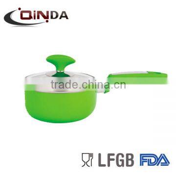 Aluminium ceramic sauce pan / milk pot QD-NC001