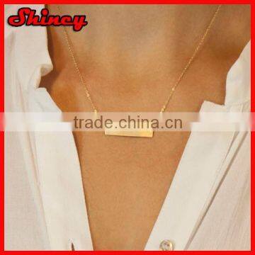 Cheap Gold Chain With "help" Words Customize Name Necklace