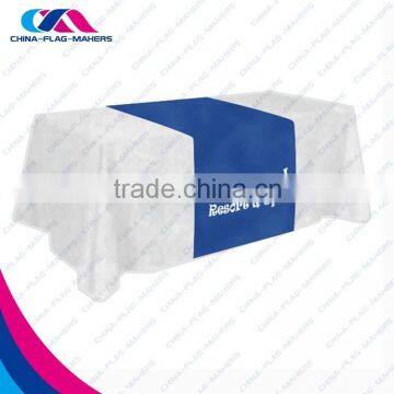 custom trade show decoration polyester table cloths for table