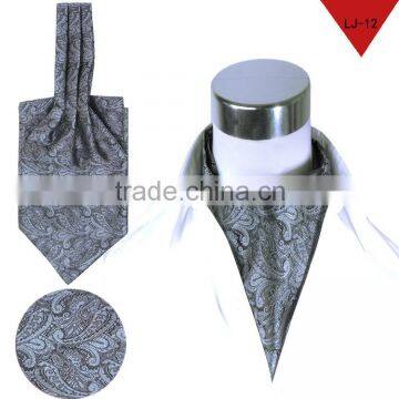 Fashion Men Scarves Cravat Paisley Pattern Gentlemen Dots Selft Tie Wedding Ascot Bowtie Tuxedo Scarf photo-5