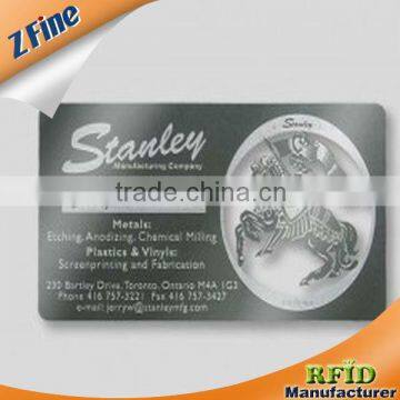 Come on!!!Luxury metal card / Silver card made in ShenZhen for all kind person