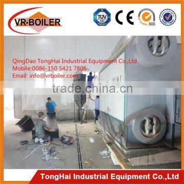 Double drum industrial steam boiler