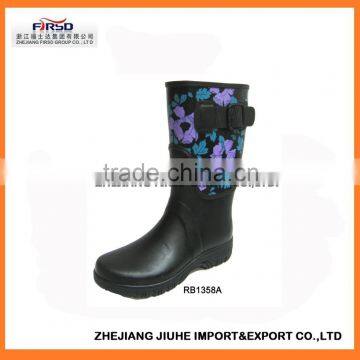 Women's Rain Boots, 2015 Most Popular Fashion Patterned Rain Boots for Women/Rain Boots for Ladies