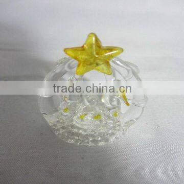 glass bird family craft,glass fugurine