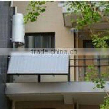 balcony hanged flat solar hot water system with flat plate sun collector