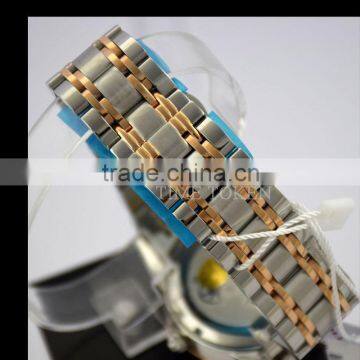 High Quality Men Watches Luxury Stainless Steel With Rose Gold Bezel Sapphire Crystal and Metal Band photo-4