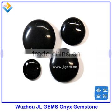 Chinese Wholesale Black Onyx Semi Precious Gemstones Beads