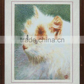 High quality arts and crafts silk handmade embroidery