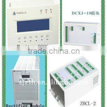 LCD substation power supply control and management system