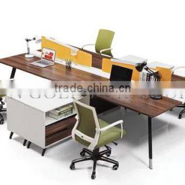 commercial furniture partition modern office workstation for 4 person(SZ-WST725)