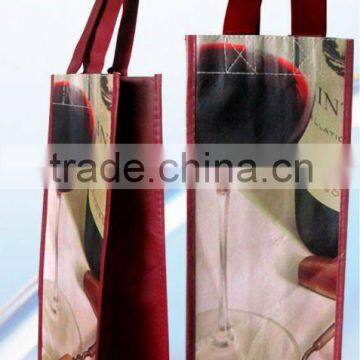 PP non WOVEN one bottle wine bag