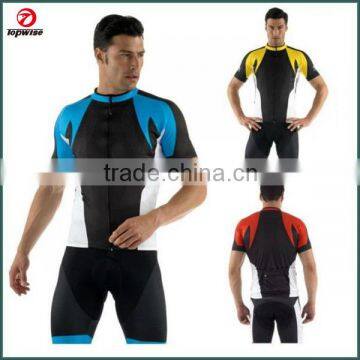 Gentleman Cycling Bike Short Sleeve Clothing Set Bicycle Men Wear Suit Jersey Bib Shorts