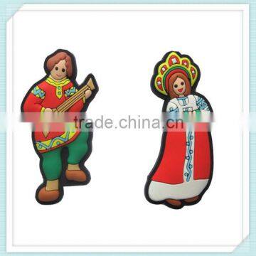 3d soft pvc souvenir fridge magnet for kids